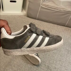 Adidas Kids Gazelle Gray Sneakers
